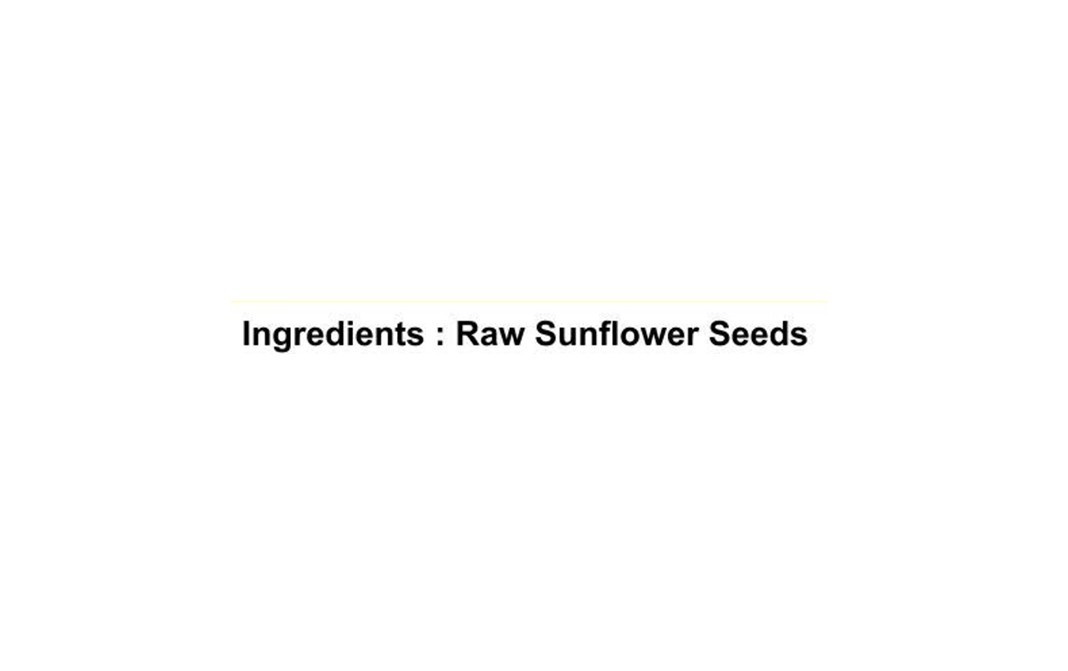Farganic Sunflower seeds Raw & Fresh   Plastic Jar  250 grams